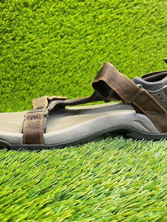 Teva Tanza Mens Size 9 Brown Gray Beach Walking Outdoor Strappy Hiking Sandals main image 5